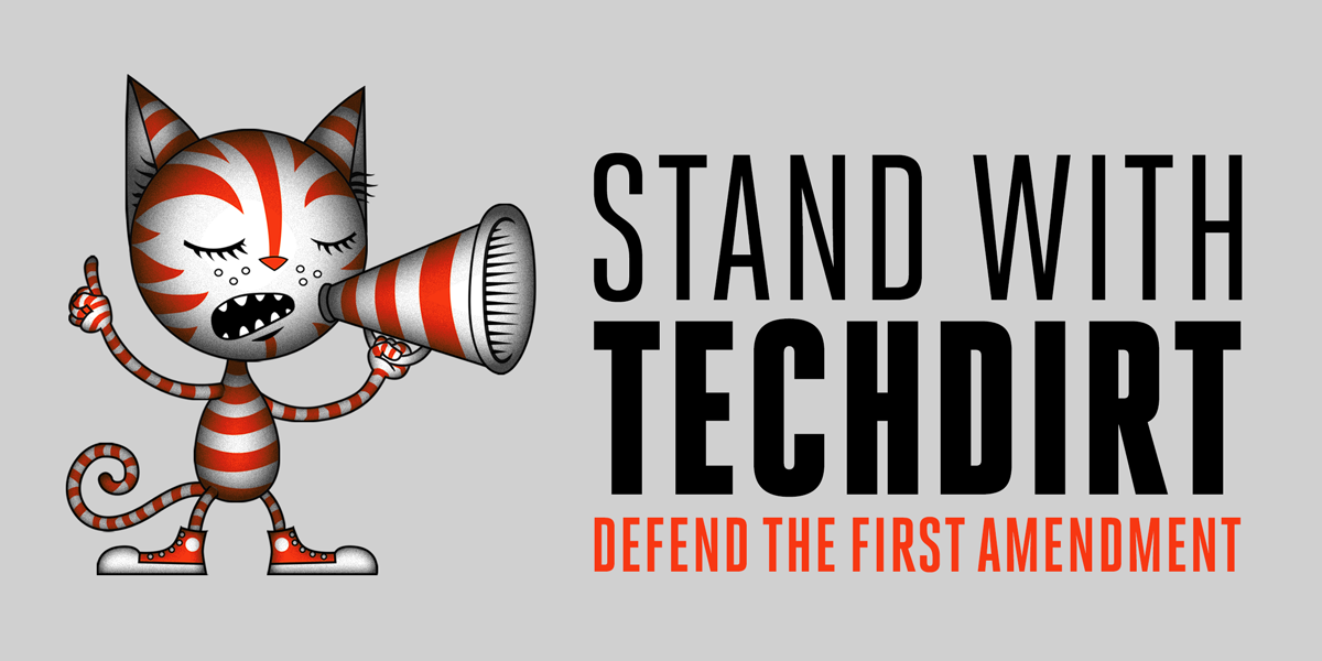 Stand With Techdirt - Defend the First Amendment