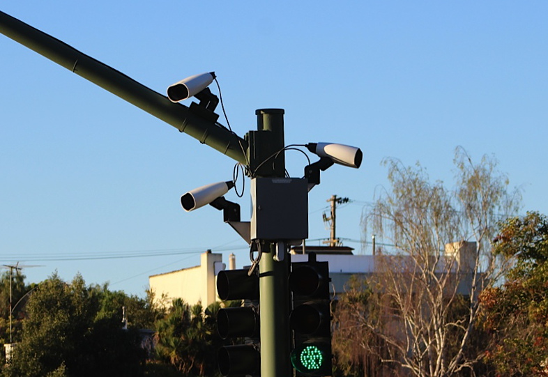 Stationary Automated License Plate Reader. Photo by: Mike Katz-Lacabe (CC BY)