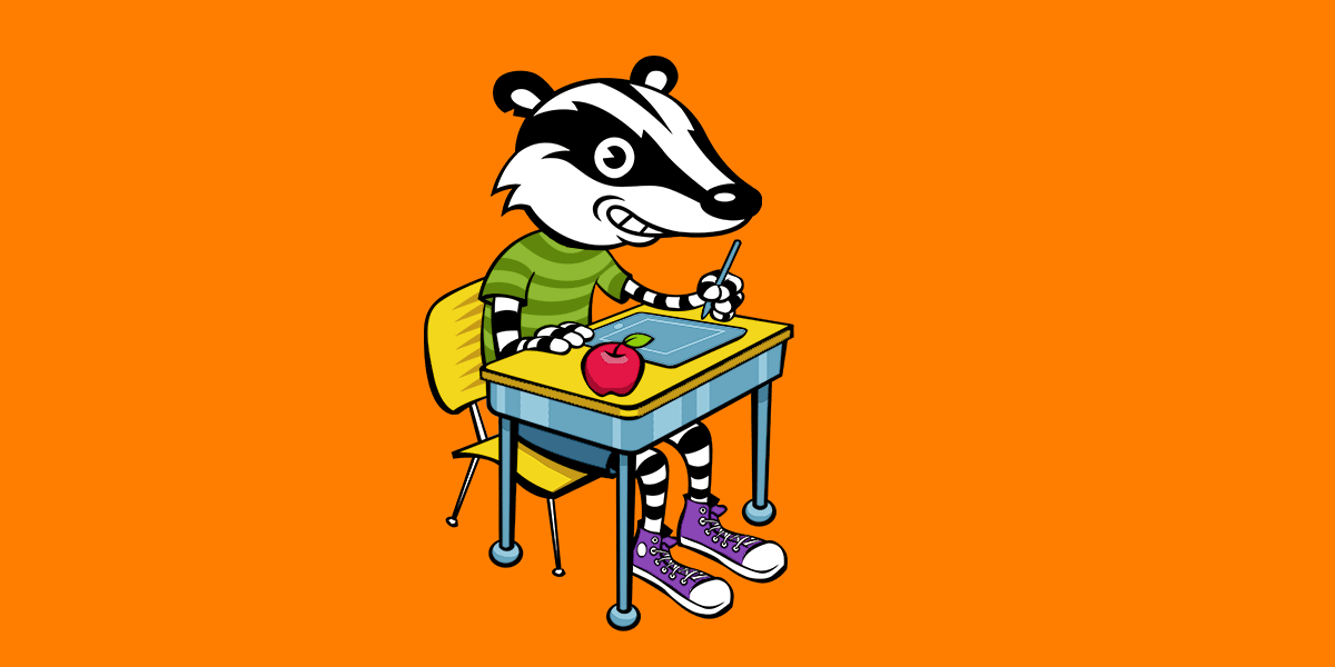 Badger at School