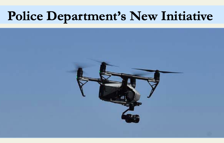 Photo of the El Paso Police Department's new drone