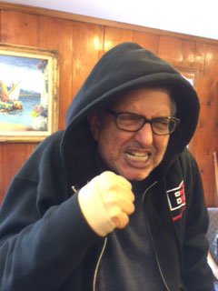 Jim Tyre goofing around in an EFF hoody