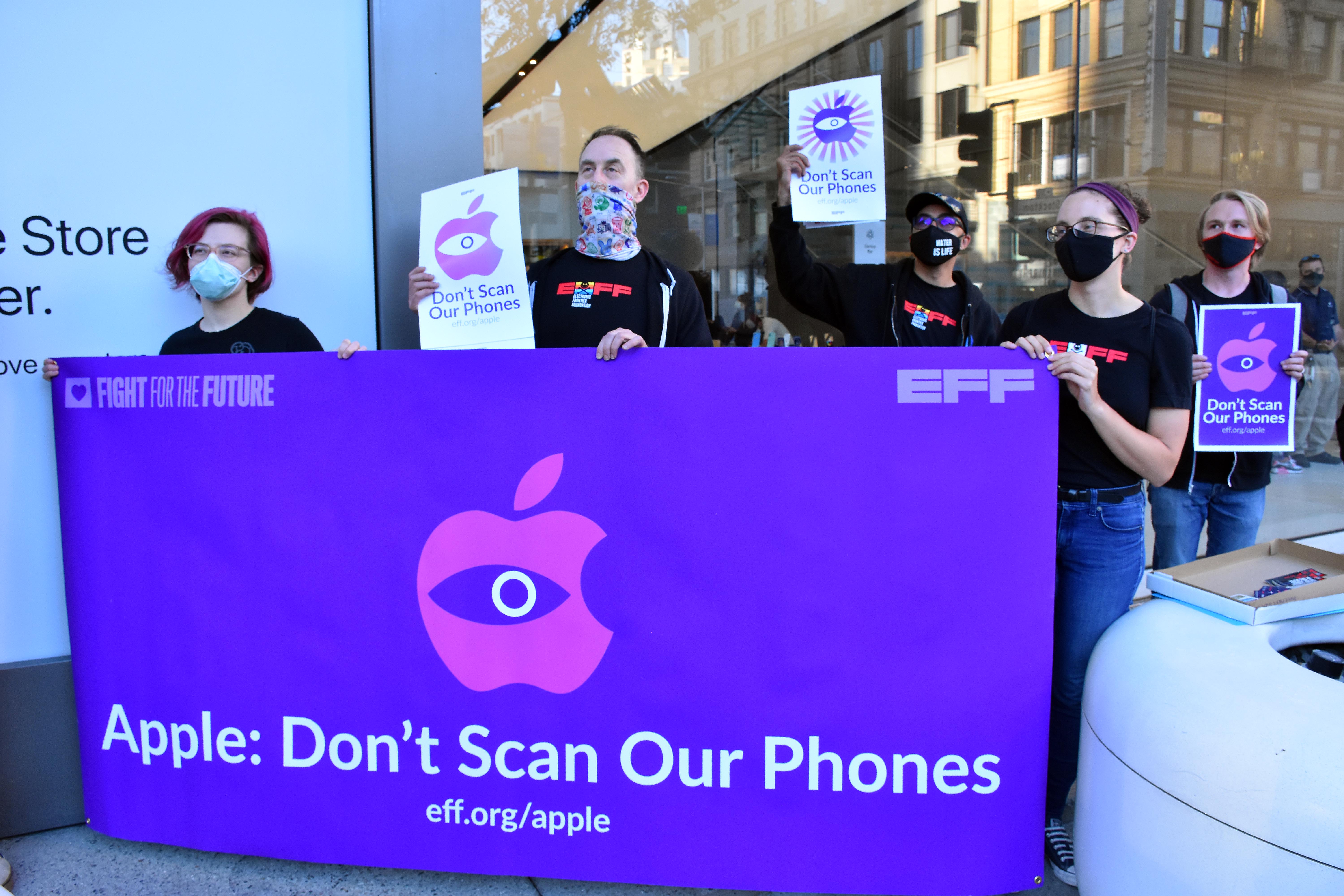 Apple protest