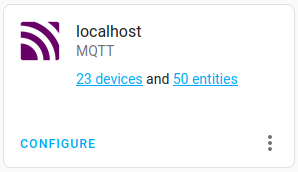 Screenshot of MQTT Integration