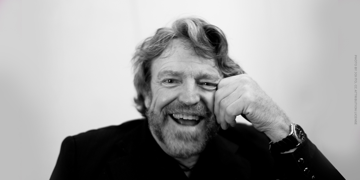 John Perry Barlow, photo by Joi Ito CC license: Attribution