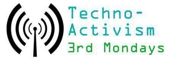 The logo for Portland Techno-Activism 3rd Mondays.