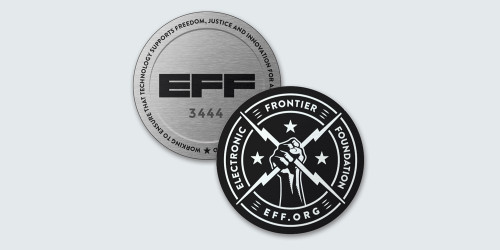 EFF 30th Anniversary Challenge Coin