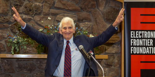 Dan Ellsberg at 2018 Pioneer Awards