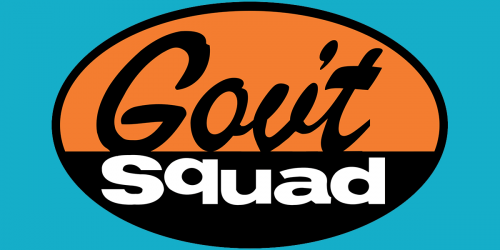 Gov't Squad (Geek Squad logo parody)