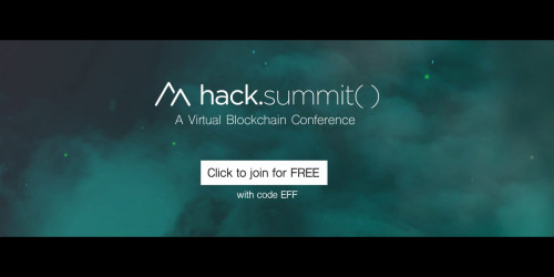 HackSummit, a virtual blockchain conference. Join free with the code "eff"