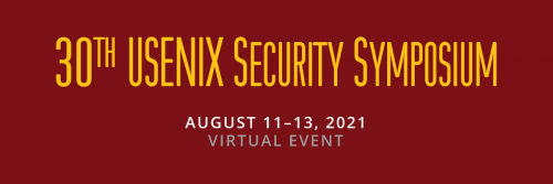 Usenix Security Symposium August 11-13